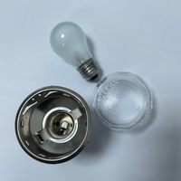 Lampe de four extérieure domestique E26 personnalisée, résistante aux hautes températures, diamètre 67 mm, en verre borosilicate de haute qualité