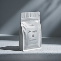 Koffiezak met opdruk, geurdicht, biologisch afbreekbaar, met ventiel, mylar, staande pouch, hersluitbare rits, 12oz 16oz, geschikt voor koffiebonen, dierenvoer, gelei