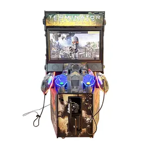 Kaynak fabrika 42 inç atıcılık simülatörü terminatör kurtuluş Arcade sikke işletilen makine oyun için iki oyuncu tarafından oyna