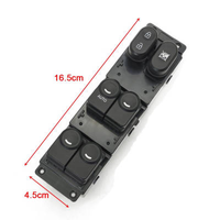 Nouveau commutateur de lève-vitre électrique OEM 93570-1R211 pour Accent 1.6L (2015-2017) (Marque QUANHUI) Noir, Garantie 12 mois, Rétrofit/Amélioration