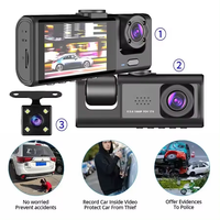 Caméra embarquée Whatnot en gros, vente chaude, pour voitures et motos, 1080P 360 °   Degree Pour Vehicle