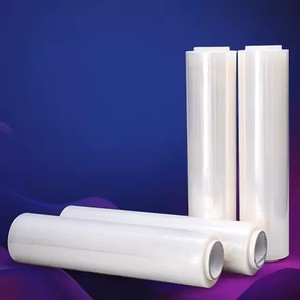 Clear Soft Plastic Cling <b>Cast</b> <b>Hand</b> Stretch Film Rolls Moisture Proof for Packaging Moving & Pallet Wrapping - Product Image 4