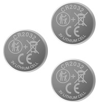 GOODCELL 3V Litio CR2032 Pila de botón para llaveros de coche Electrodomésticos Juguetes y controles remotos