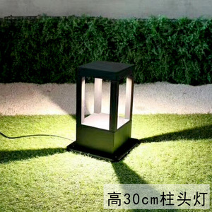 Lampe de jardin carrée étanche pour extérieur, 30-400 cm, lumière LED pour cour, style européen, en aluminium, pour villa et jardin - Product Image 3