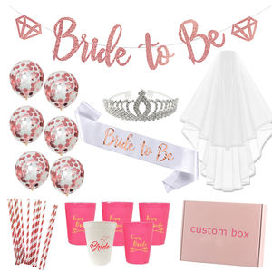 Pafu oro rosa <span class=keywords><strong>despedida</strong></span> <span class=keywords><strong>de</strong></span> <span class=keywords><strong>soltera</strong></span> suministros Novia a ser Banner Tiara novia equipo novia tazas pajitas <span class=keywords><strong>despedida</strong></span> <span class=keywords><strong>de</strong></span> <span class=keywords><strong>soltera</strong></span> decoraciones - Product Image 1