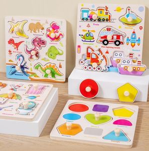 Luckykoo Planche d'association en bois avec poignées et boutons, pour l'apprentissage précoce de l'alphabet, puzzle de préhension pour enfants - Product Image 2