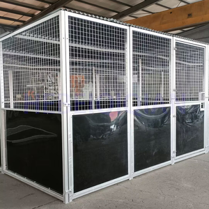 Façades de box à <span class=keywords><strong>chevaux</strong></span> en <span class=keywords><strong>bois</strong></span> professionnelles de luxe, portes d'écurie extérieures portables modernes, équipement d'écurie équestre chinois - Product Image 5