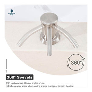 Distributeur de <span class=keywords><strong>savon</strong></span> liquide en acier inoxydable pour la cuisine Distributeur de <span class=keywords><strong>savon</strong></span> en mousse plastique compatible <span class=keywords><strong>lave</strong></span>-<span class=keywords><strong>vaisselle</strong></span> - Product Image 3