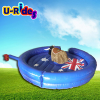 Drapeau australien Tapis Gonflable Taureau Rodéo Machine Pour Le Plaisir