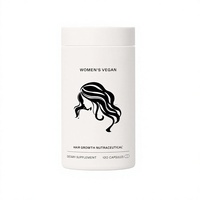Produits de beauté pour adultes OEM ODM, compléments pour cheveux, ongles et peau, vitamines à base de plantes, capsules, marque privée, 120 capsules/flacon