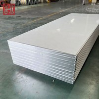 Panneau sandwich isolé en PU écologique de niveau B1, résistant au feu, approuvé ISO, pour chambres froides et systèmes de gestion de la qualité