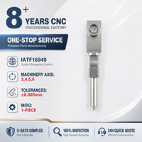 Tige étagée / Goupille de connexion non filetée en acier inoxydable usinée CNC sur mesure de haute précision
