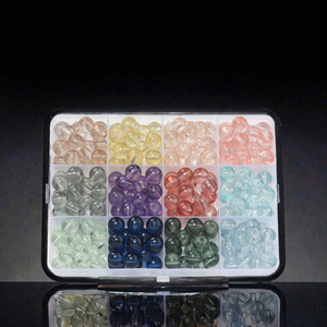 Cuentas Redondas Sueltas de Acrílico Transparente de 8mm, Tipo Lámpara de Cristal, Alta Permeabilidad, para DIY, Pulseras Hechas a Mano, Accesorios de Joyería - Product Image 3