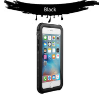 Étui de téléphone antichoc en TPU+PC au design sportif pour 7/8/SE2, coque étanche pour la plongée en extérieur avec support de téléphone inclus