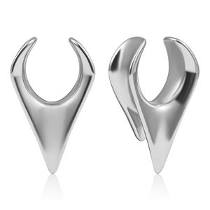 Neues Design spitzenohrsattel 18K Gold plattiert Ohrstöpsel Messgeräte Ohrringe Ohr Piercing Schmuck - Product Image 4