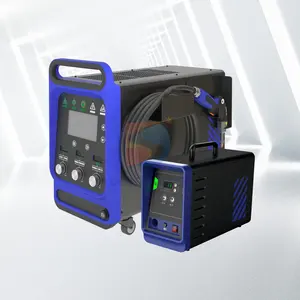 Desen Laser 43KG 1000W 1200W 1500W Mini Máquina De Soldadura Handheld De Fibra De Refrigeração De Ar Portátil