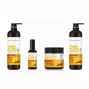 Conjunto de shampoo e shampoo para crescimento de cabelos, shampoo e hidratante à base de plantas para cuidado com os cabelos