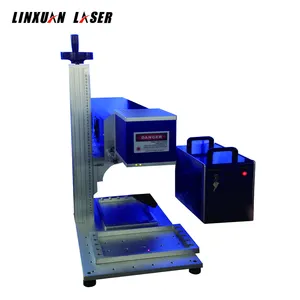 Linxuan - Máquina de gravação e marcação a laser de fibra portátil para plástico, preço barato