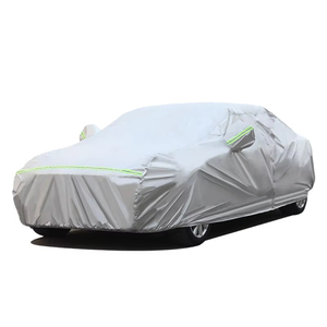 DuPont Oxford Housse de voiture complète doublée de polaire imperméable à l'isolation thermique Protection solaire Pare-<span class=keywords><strong>soleil</strong></span> de voiture pliable universel toutes saisons - Product Image 1