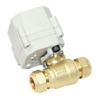 Mini vanne à boisseau sphérique motorisée intelligente en laiton, 2 voies, actionneur de contrôle d'eau manuel 12V 24V 220V OEM
