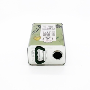 Lata de aceite de oliva ecológica de 2 litros, envase vacío de calidad alimentaria para galletas, chocolate, alimento para mascotas, lata rectangular cuadrada - Product Image 3