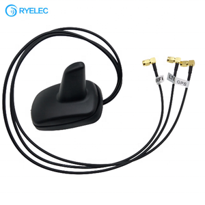 Right Angle Male Connector GPS WIFI LTE <b>Car</b> Roof Shark Fin Signal <b>Aerials</b> Antenna - Product Image 2