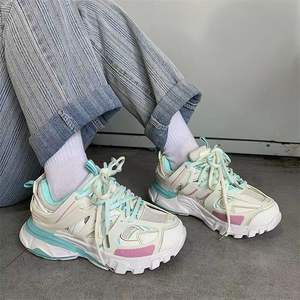 Zapatos de Skate Retro de Diseño de Lujo, Blancos y Negros, con Suela Gruesa, Transpirables, Cómodos, Acolchados, Ligeros y Modernos para Caminar - Product Image 5