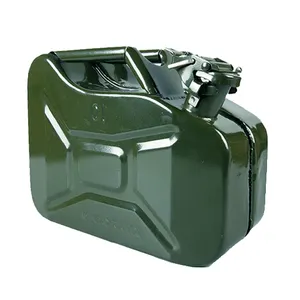 NATO style storage tank steel Jerry fuel gasoline tank 5/10/20 liter oil fuel safety transport container