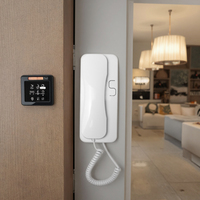 Système d'Interphone Audio de Sécurité Domiciliaire Bidirectionnel avec Sonnette pour Bâtiment