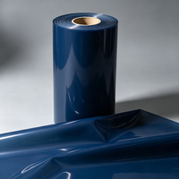 Rouleau de film PVC semi-fini en gros, résistant aux basses températures, pour le processus de composation de tissus polyester et nylon