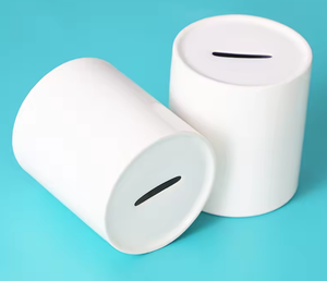 Tirelire en céramique personnalisable de haute qualité pour sublimation – Boîtes à monnaie vierges - Product Image 2