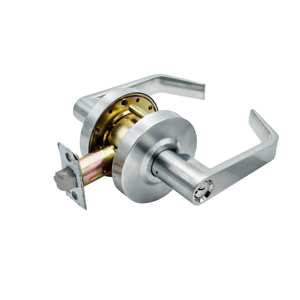 Serrure cylindrique de qualité commerciale robuste en acier inoxydable 304, ensemble de serrures de porte modernes haute sécurité, certifiées UL, pour la vente en gros - Product Image 1