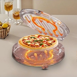 Máquina para Hacer <span class=keywords><strong>Pizza</strong></span> Casera Multifuncional de 1200W con Temporizador, Horno Eléctrico para <span class=keywords><strong>Pizza</strong></span> de 12 Pulgadas, Plancha Eléctrica para Asar - Product Image 4