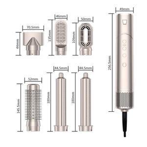איכות טובה במהירות גבוהה מייבש שיער 5 ב 1 מייבש שיער מברשת חמה גלישת המברשת 5 ב 1 מעצב שיער - Product Image 6