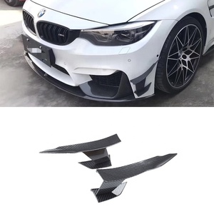 Para M3 M4 F80 F82 2014-2018, Estilo Fibra de Carbono, Parachoques Delantero y Accesorios Decorativos para las Esquinas del Parachoques Delantero - Product Image 1