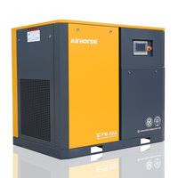 Compresor de aire rotativo de aceite VSD 8-10 Bar bajo ruido 220V 7.5KW 15kw 22KW 37KW compresor de tornillo de desplazamiento Motor Industrial