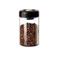 Conteneur cylindrique hermétique en verre sodocalcique de qualité alimentaire, scellé sous vide, pour le stockage de grains de café, de café moulu et de thé, style chinois