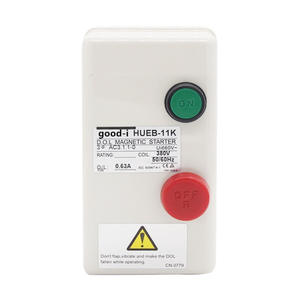 16K AC Electromagnetic Switch HUEB-11K HUPB-23K <b>Magnetic</b> Starter <b>Button</b> Box 380V Motor Staters - Product Image 2