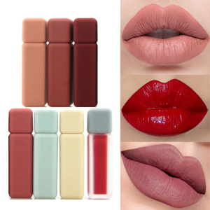 Rouge à lèvres liquide mat vegan longue tenue, waterproof, 123 couleurs, label privé, noir nude, logo personnalisé, maquillage pour les lèvres - Product Image 5