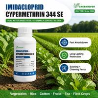 GREENRIVER Imidaclopride + Cyperméthrine 344 SE Insecticide Systémique à Action Gastrique pour la Lutte Antiparasitaire Agricole