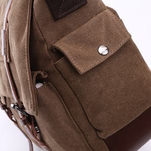 Commercio all'ingrosso alla moda di grande capacità degli uomini di lusso della tela di canapa sacchetto del messaggero della spalla - Product Image 3