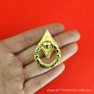 Furniture Handle Alloy 29x42mm Imitation <b>Gold</b> <b>Drawer</b> <b>Pull</b> Novelty Shape Traditional Design CC37 - Product Image 3