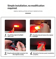 Nouvelle Projecteur de Lumière de Bienvenue pour Portière de Voiture Classe C 260, Classe E E300, GLC/GLB, GLE, GLS, Classe S – Fabriqué en Chine
