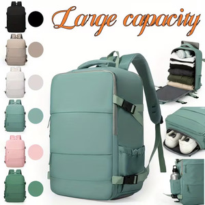 Hot Selling Large Capacity Waterproof Unisex Travel Bag Laptop <strong>Backpack</strong> <strong>with</strong> Independent Shoe <strong>Compartment</strong> - Product Image 1