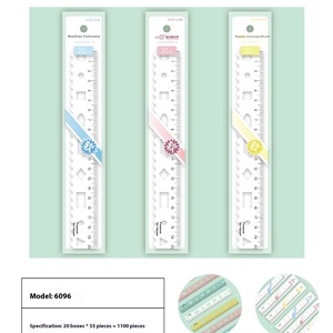 Học Sinh Tiểu Học Trong Suốt Nhựa Mềm 15Cm Thẳng Cai Trị Có Thể Gập Lại Bền Thẳng Cai Trị Cho Trẻ Em - Product Image 1