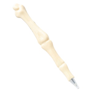Bolígrafos de Halloween con diseño de hueso de esqueleto, punta de 1.0 mm, bola de plástico con logo deportivo, bolígrafo para enfermeras, médicos, estudiantes y fiestas. - Product Image 3