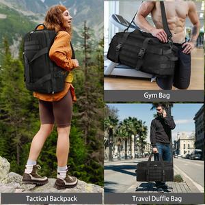 Bolsas de Gimnasio para Hombre y Mujer, Equipaje de Mano, Bolsa Táctica con Compartimento para Zapatos - Product Image 5