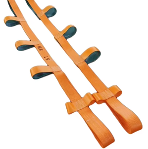 สายรัดยกกระจก 6T ขนาด 3 เมตร * 80 เซนติเมตร สายรัดโพลีเอสเตอร์แบบหนาพิเศษ พร้อมใบรับรอง CE ค่าความปลอดภัย 4:1 สำหรับการจัดการแผงกระจก - Product Image 2