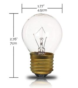 Ampoules pour four G45, ampoules résistantes aux hautes températures, ampoules de remplacement pour appareils électroménagers de 40 watts pour four, <span class=keywords><strong>cuisinière</strong></span>, micro-ondes - Product Image 2