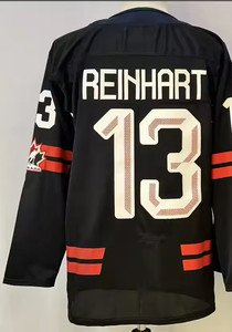 Maillot de Hockey sur Glace de l'Équipe Nationale du Canada 2026 – Tenues Personnalisées Brodées avec Logos pour les Jeux Olympiques - Product Image 3